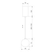 Подвесной светодиодный светильник Elektrostandard Giro 50215/1 Led бронза 4690389175817