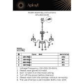 Подвесная светодиодная люстра Arti Lampadari Viro L 1.5.40 G
