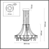 Подвесная люстра ST Luce ALLEGRO SL1511.203.12