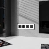 Розетка с заземлением Werkel черный матовый W1171008 4690389156878