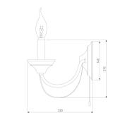Бра Eurosvet Lazzaro 60098/2 хром