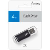 UFD 2.0 Smartbuy 004GB V-Cut Black (SB4GBVC-K)