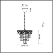 Подвесная люстра Lumion Iggy 5232/4