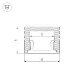 Профиль угловой Eglo Corner Profile 98966