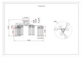 Потолочная люстра Vitaluce V2821-1/3S
