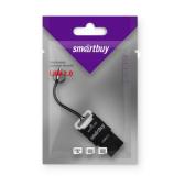 Картридер Smartbuy 707, USB 2.0 - MicroSD, черный (SBR-707-K)