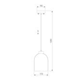 Подвесной светильник Eurosvet Tandem 50119/1 латунь