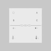 Беспроводная панель управления Maytoni Lighting control Zigbee DRC035-Z-8-W