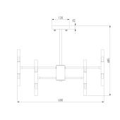 Подвесная люстра Bogates Bastone 346 Smart