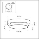 Настенный светильник Odeon Light Drops Holger 2746/1C