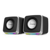 Акустическая система 2.0 SmartBuy MINI PRO, мощность 6 Вт, LED (SBA-5550)/40