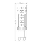 Лампа светодиодная Feron G9 7W 2700K Прямосторонняя Матовая LB-433 25766