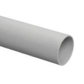 Труба гладкая ЭРА жесткая (серый) ПВХ d 32мм (3м) TRUB-32-PVC 