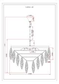 Подвесная люстра Moderli Souls V10785-12P