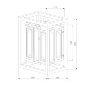 Настенный светильник Bogates Cella 377/1 Strotskis