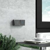 Выключатель одноклавишный с подсветкой Werkel Gallant графит рифленый W5010104 4690389163814