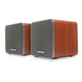 Акустическая система 2.0 Smartbuy CUBES, супер звук, дерево, 6Вт, коричневая (SBA-4700)/20
