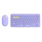 Комплект клавиатура+мышь Smartbuy 510590 фиолетовый 2,4G + BT (SBC-510590AG-V) /20