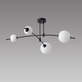 Подвесная светодиодная люстра iLedex Epical 6827-4 BK+WH