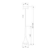 Подвесной светодиодный светильник Elektrostandard Hill 50211 Led хром a060354