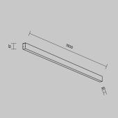 Линейный светильник Maytoni Technical LL311045