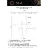 Потолочная светодиодная люстра Escada Alruba 10269/10LED
