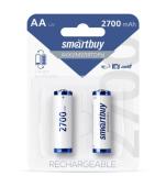Аккумулятор NiMh Smartbuy AA/2BL 2700 mAh (24/240) (SBBR-2A02BL2700)