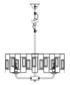 Подвесная люстра Rivoli Waltraud 1028-206 Б0052465