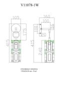 Бра Moderli Lilly V11078-1W