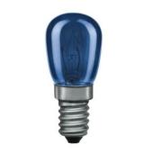 Лампа накаливания миниатюрная TV Е14 15W синяя 81010
