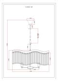 Подвесная люстра Moderli Wave V10767-6P
