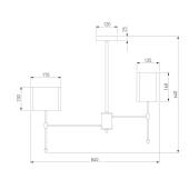 Подвесная люстра Eurosvet Notturno 60162/8 черный