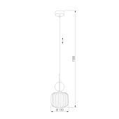 Подвесной светильник TK Lighting 11038 Sophia Cognac a071821