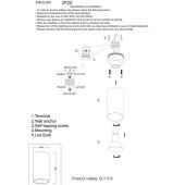 Потолочный светильник Crystal Lux CLT 015C WH