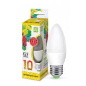 Лампа светодиодная LED-СВЕЧА-standard 10Вт 230В Е27 3000К 900Лм ASD