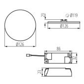 Светодиодный светильник ip65 Kanlux AREL LED DO 14W-WW 29589
