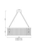 Подвесная люстра Arte Lamp Anetta A1065SP-8PB