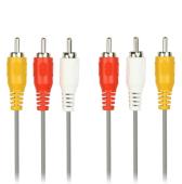 Кабель соединительный Smartbuy 3xRCA (M) - 3xRCA (M), 3,0 м, в пакете (KA-233-125)