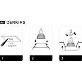 Встраиваемый светильник Denkirs DK3021-BK