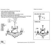 Подвесная люстра Crystal Lux Hollywood SP8 Gold
