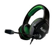 Игровая гарнитура Smartbuy RUSH ASPID, 40мм, переходник для ПК,  черн/зелен (SBHG-9760)/20