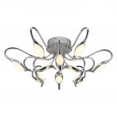 Потолочная светодиодная люстра IDLamp Oktopia 295/12PF-LEDChrome