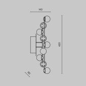 Бра Maytoni Tessara MOD081WL-L13G3K