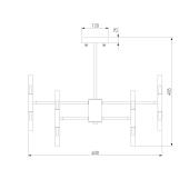 Подвесная люстра Bogates Bastone 345 Smart