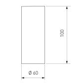 Потолочный светодиодный светильник Elektrostandard DLS026 7W 4200К графит 4690389169786