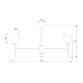 Подвесная люстра Eurosvet Arrista 60130/8 хром Smart