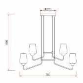 Подвесная люстра Rivoli Gera 4065-212 Б0047326