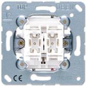 Выключатель жалюзи кнопочный с блокировкой Jung 10А 250V 539VU