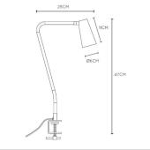 Настольная лампа Uniel TLD-572 White/Led/500Lm/4500K/Dimmer UL-00008663