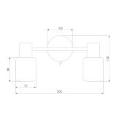 Светодиодный спот Toplight Carissa TL1244Y-02SG